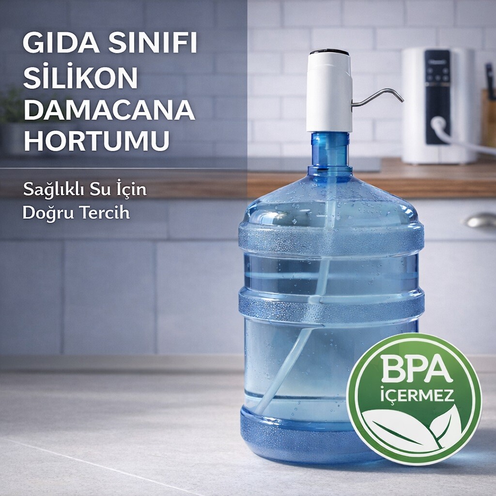 GIDA SINIFI SİLİKON DAMACANA HORTUMU