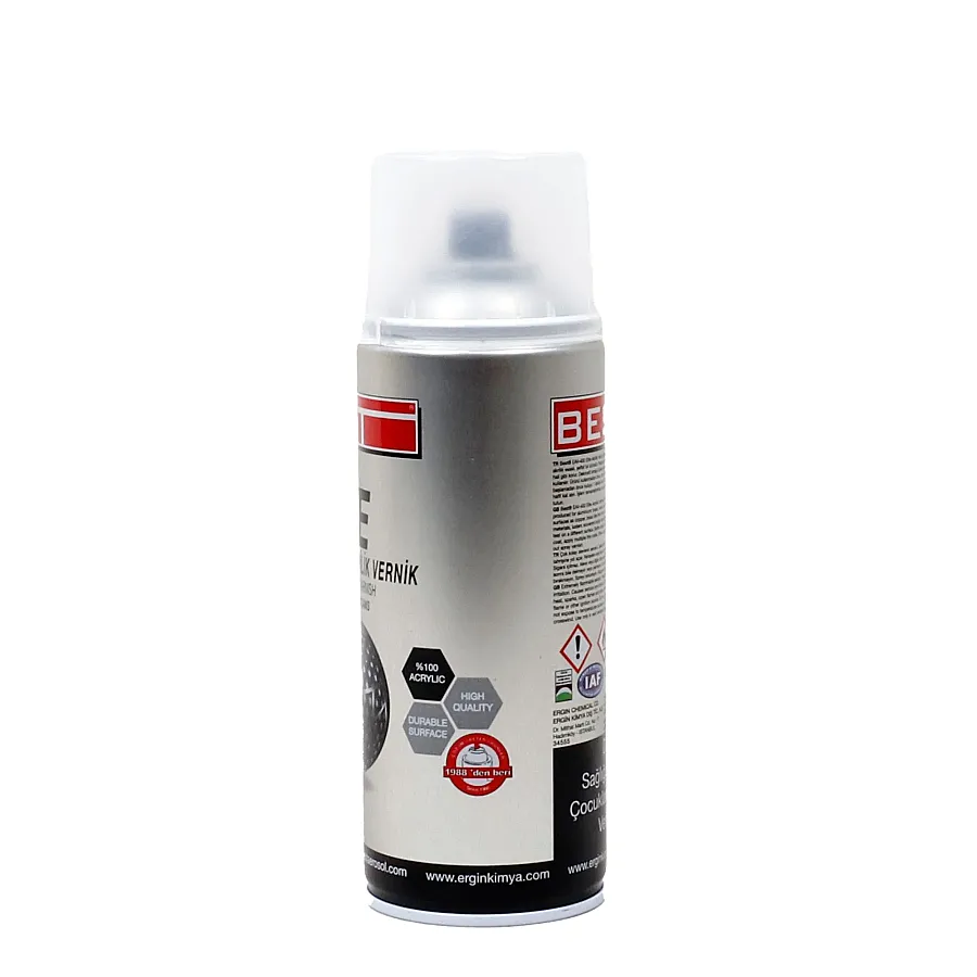 BEST SPREY AKRİLİK VERNİK RENKSİZ 400 ML - 2