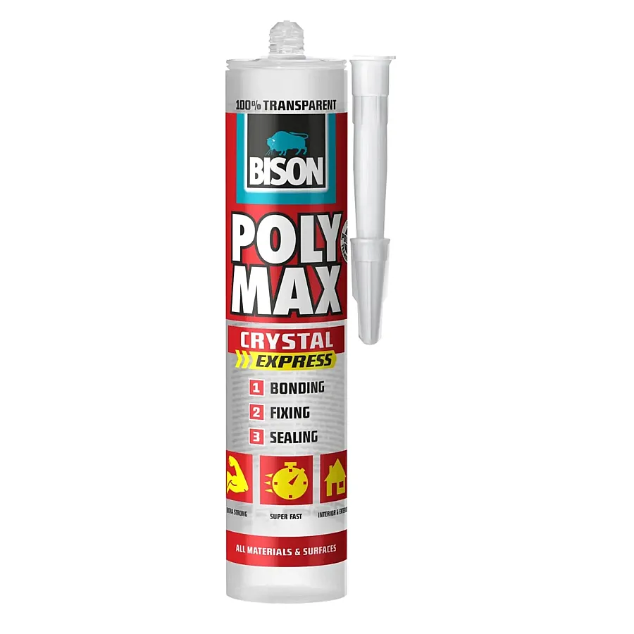 BİSON POLYMAX CRYSTAL MS-POLYMER ŞEFFAF 300 GR - 1