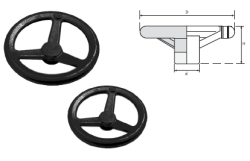 LEVEL - EAV2 SERİSİ Aluminyum Enjeksiyon Makina Çarkları (Siyah Boyalı)