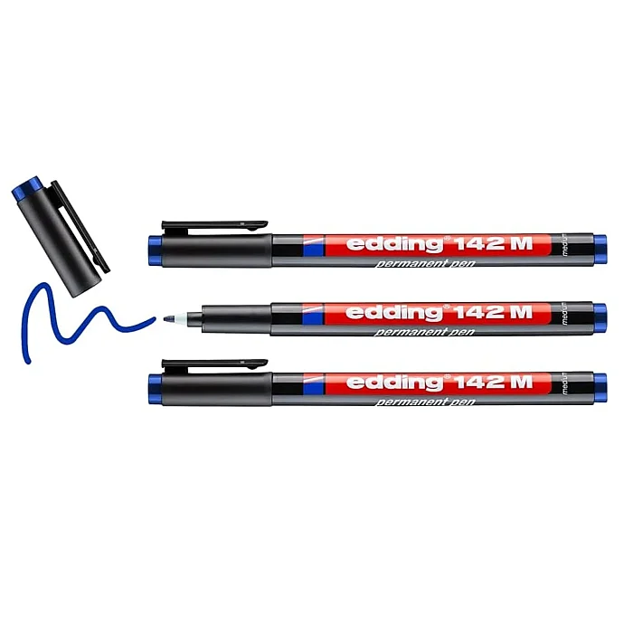 EDDİNG 142 M OHP ASETAT KALEMİ MAVİ - 2