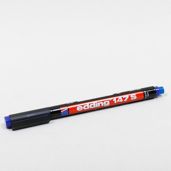 EDDİNG 147 S SİLGİLİ ASETAT KALEMİ MAVİ - 3