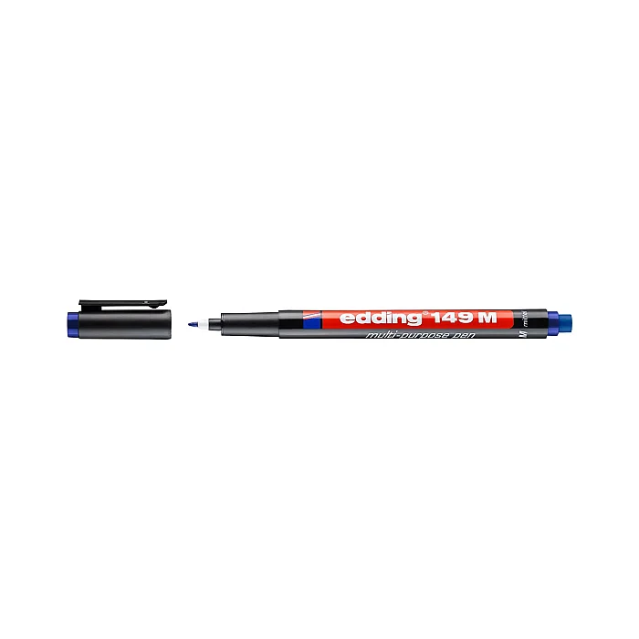 EDDİNG 149 M SİLGİLİ ASETAT KALEMİ MAVİ - 4