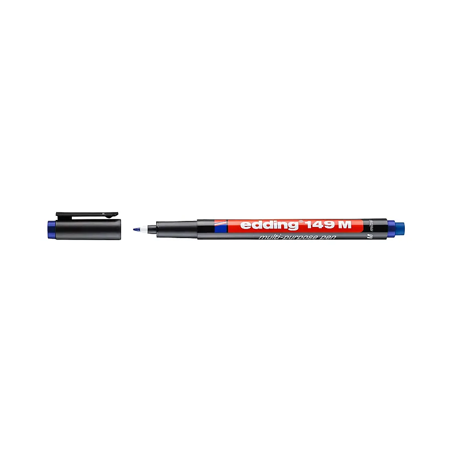 EDDİNG 149 M SİLGİLİ ASETAT KALEMİ MAVİ - 4
