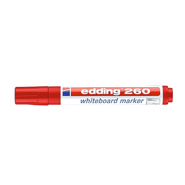 EDDİNG 260 YAZI TAHTASI KALEMİ KIRMIZI - 3