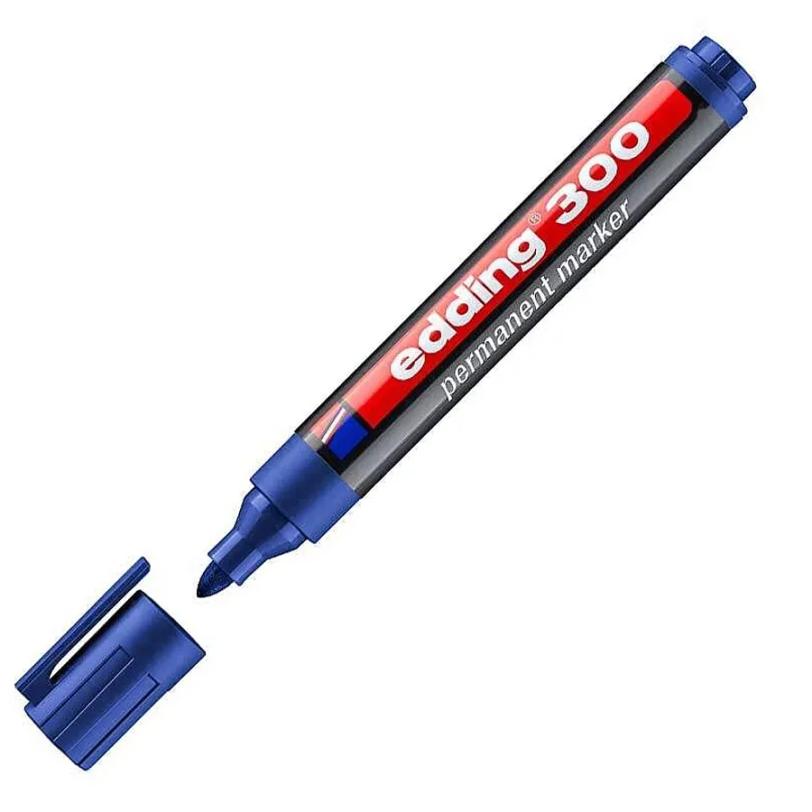 EDDİNG 300 KOLİ KALEMİ MAVİ - 1