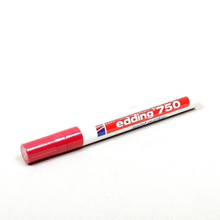 EDDİNG 750 TAM ÖRTÜCÜ BOYA KALEMİ KIRMIZI - 3