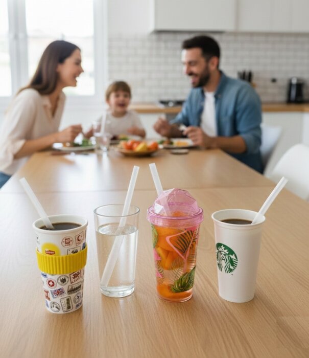 Gıda Sınıfı Silikon Yumuşak Pipet Seti - 4lü Paket - 2