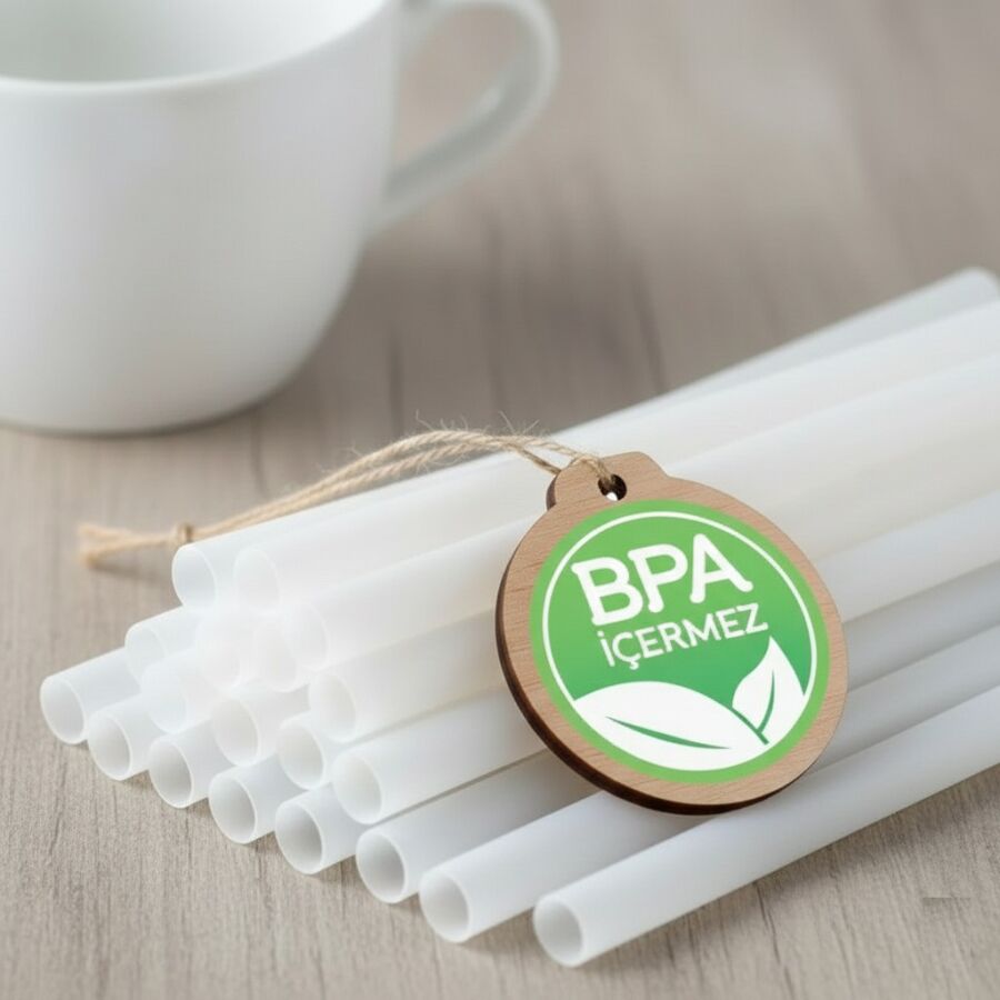 Gıda Sınıfı Silikon Yumuşak Pipet Seti - 4lü Paket - 4