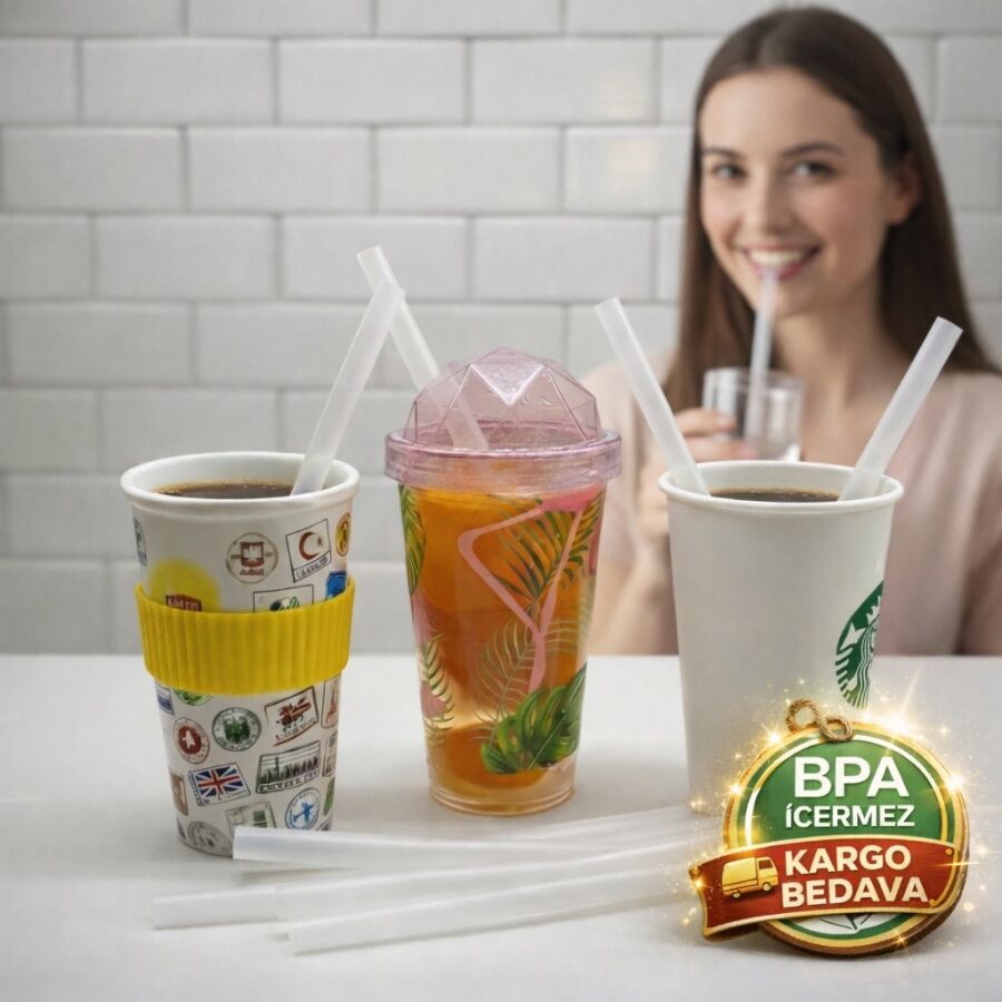 Gıda Sınıfı Silikon Yumuşak Pipet Seti - 4lü Paket - 1