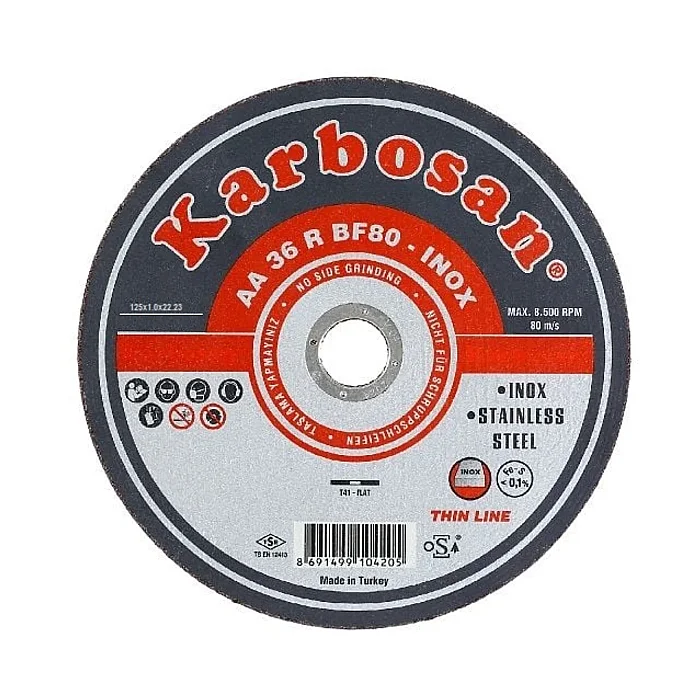 KARBOSAN İNOX KESİCİ 125x1.0x22