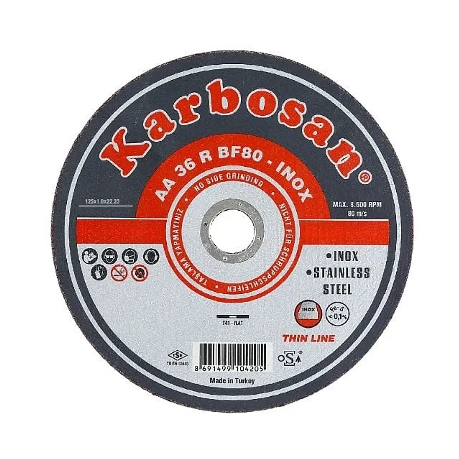 KARBOSAN İNOX KESİCİ 125x1.0x22 - 1