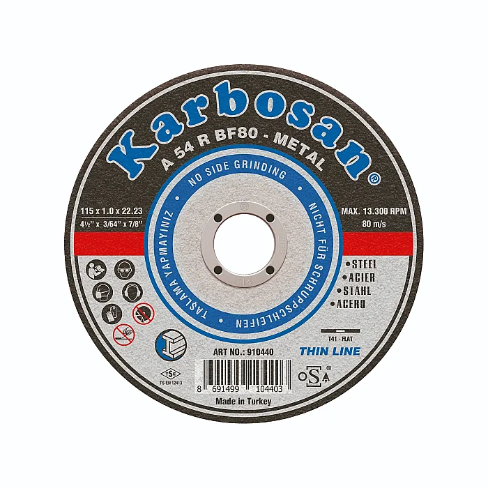 KARBOSAN METAL İNCE KESME 115x1.0x22