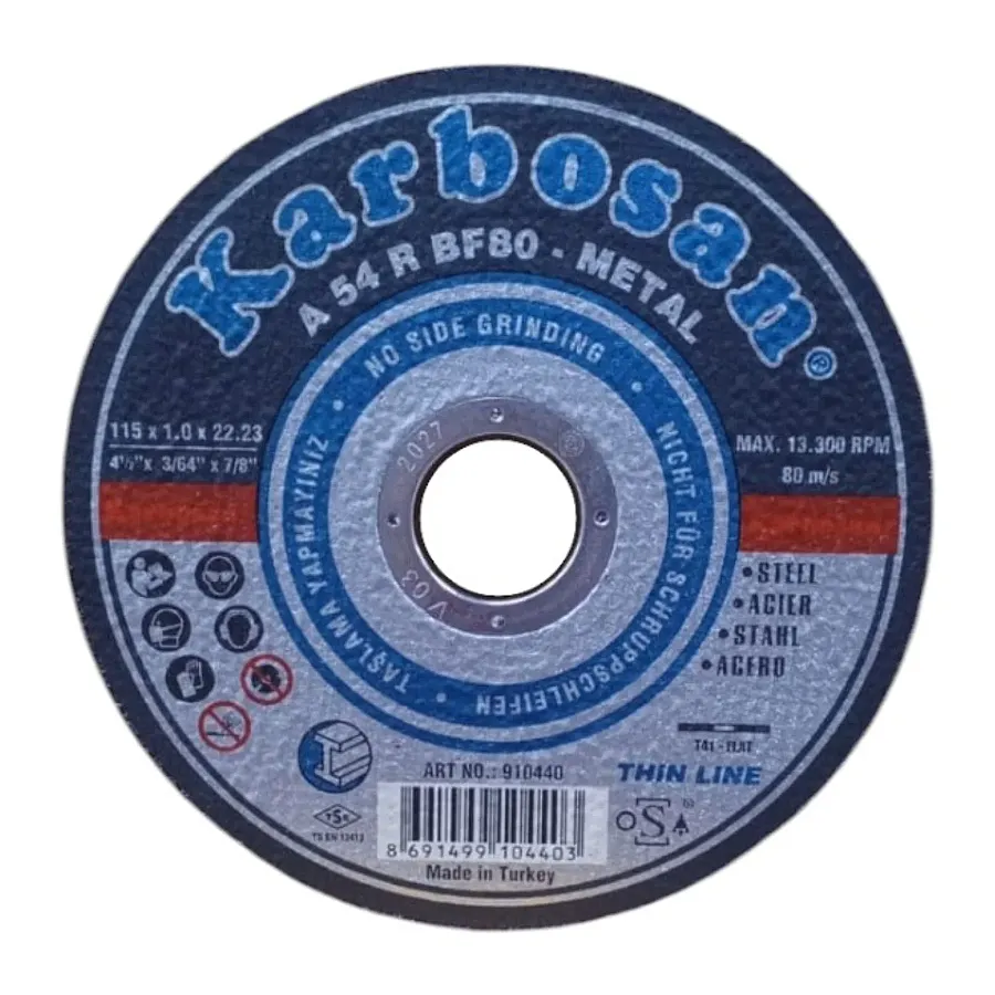 KARBOSAN METAL İNCE KESME 115x1.0x22 - 2