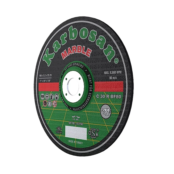 KARBOSAN SC BOMBELİ MERMER KESİCİ 180x3.2