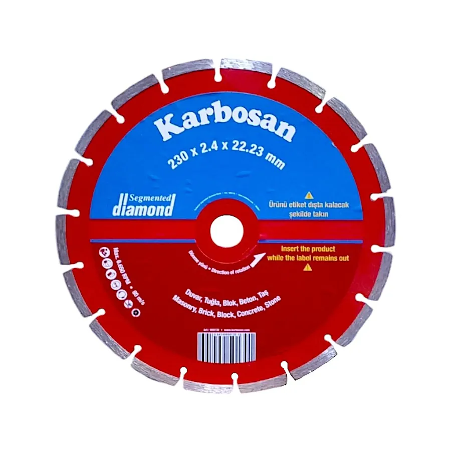 KARBOSAN SEGMENTLİ ELMAS KESİCİ - 2