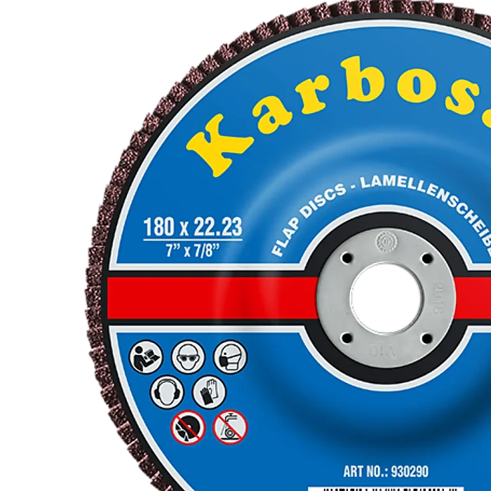KARBOSAN ZİRKONYUM FLAP DİSK 180x22 - 2
