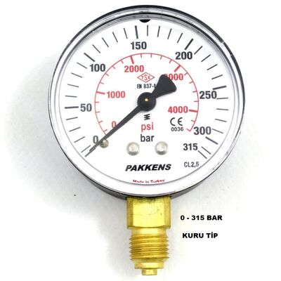 Çap 40 Alt Çıkış Kuru Tip Manometre