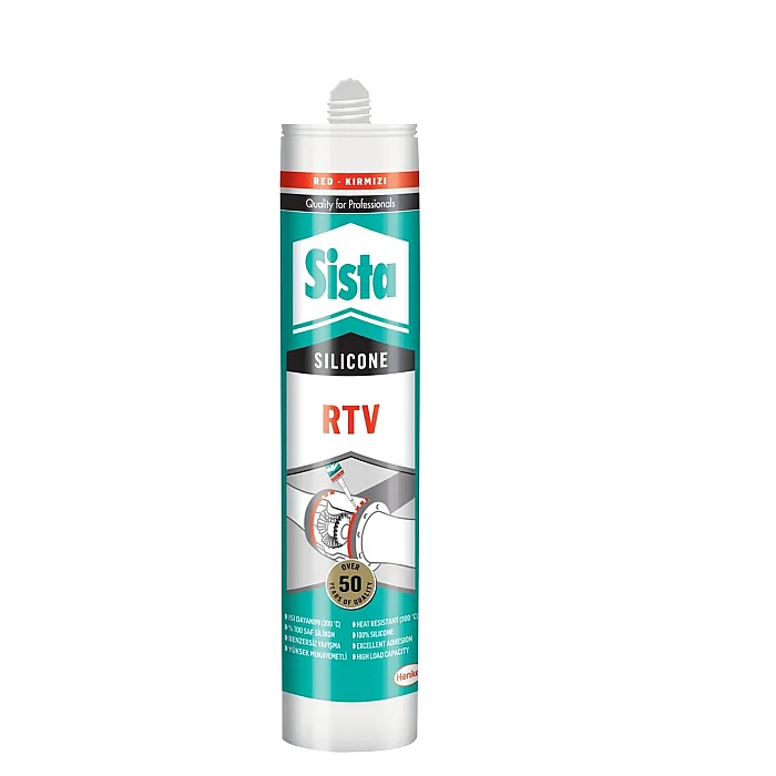 SİSTA ISI SİLİKON KIRMIZI 280 ML