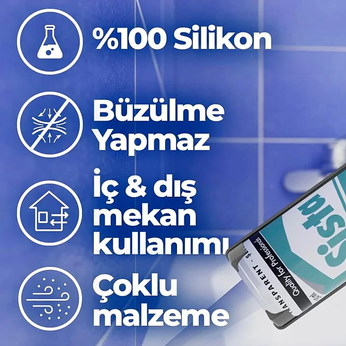 SİSTA SİLİKON 280 ML BEYAZ - 4