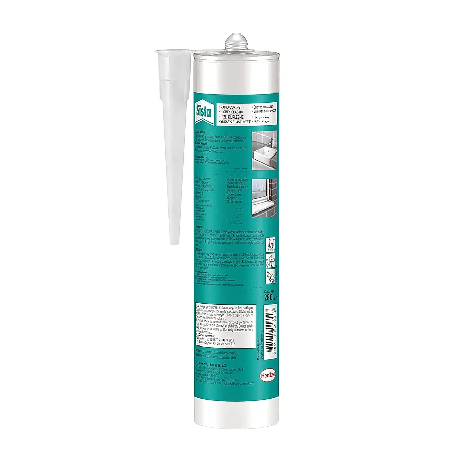 SİSTA SİLİKON 280 ML ŞEFFAF - 2