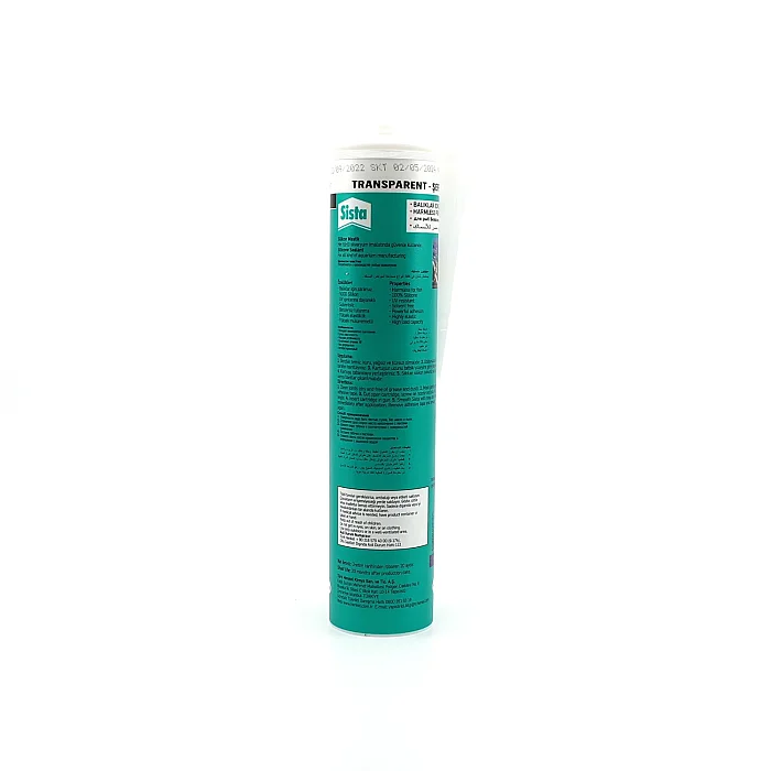 SİSTA AKVARYUM SİLİKONU ŞEFFAF 280 ML - 3