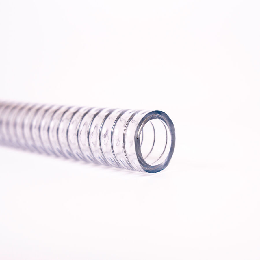 Çelik Telli Şeffaf PVC Hortum - 2