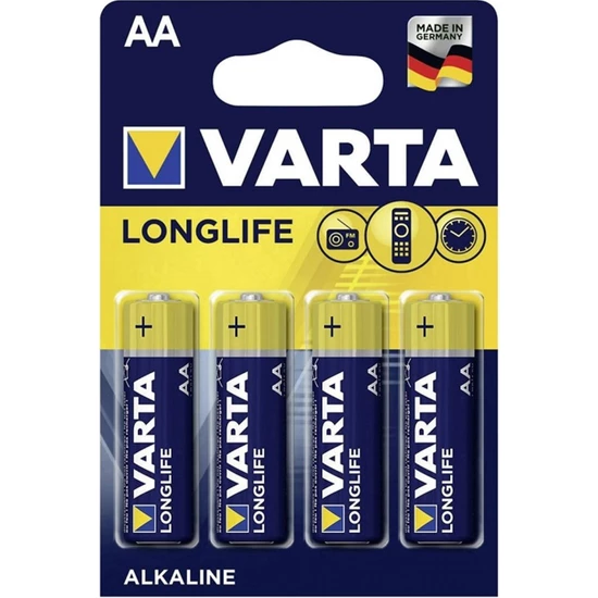  - Varta Longlife AA X 4 Alkalin