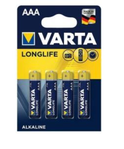 Varta Longlife AAA X 4 Alkalin